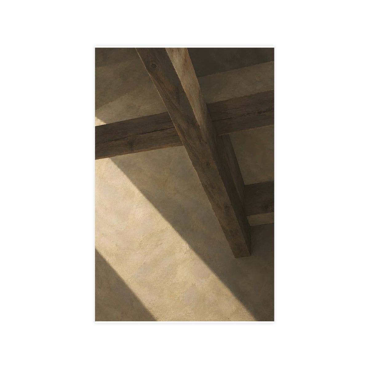 Beams Overhead — beams overhead, 11x17 in print