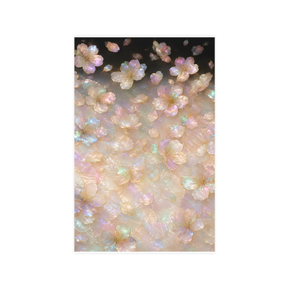 Petals, Scattered — petals, scattered, 11x17 in print