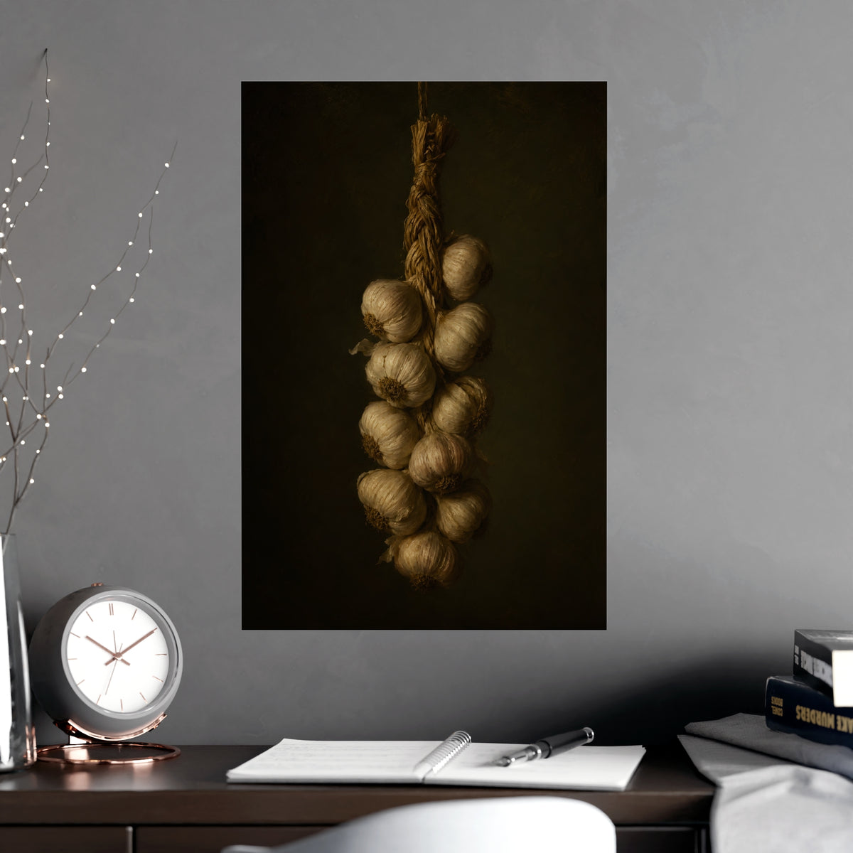 Hung to Dry — hung to dry, shown framed on a wall