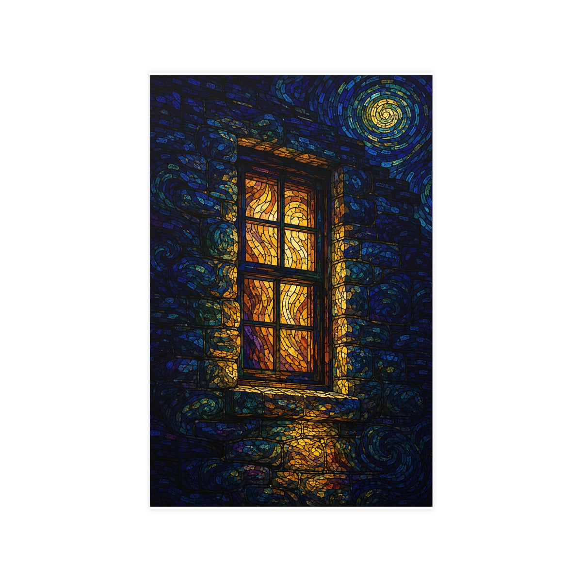 One Lit Window — one lit window, 11x17 in print