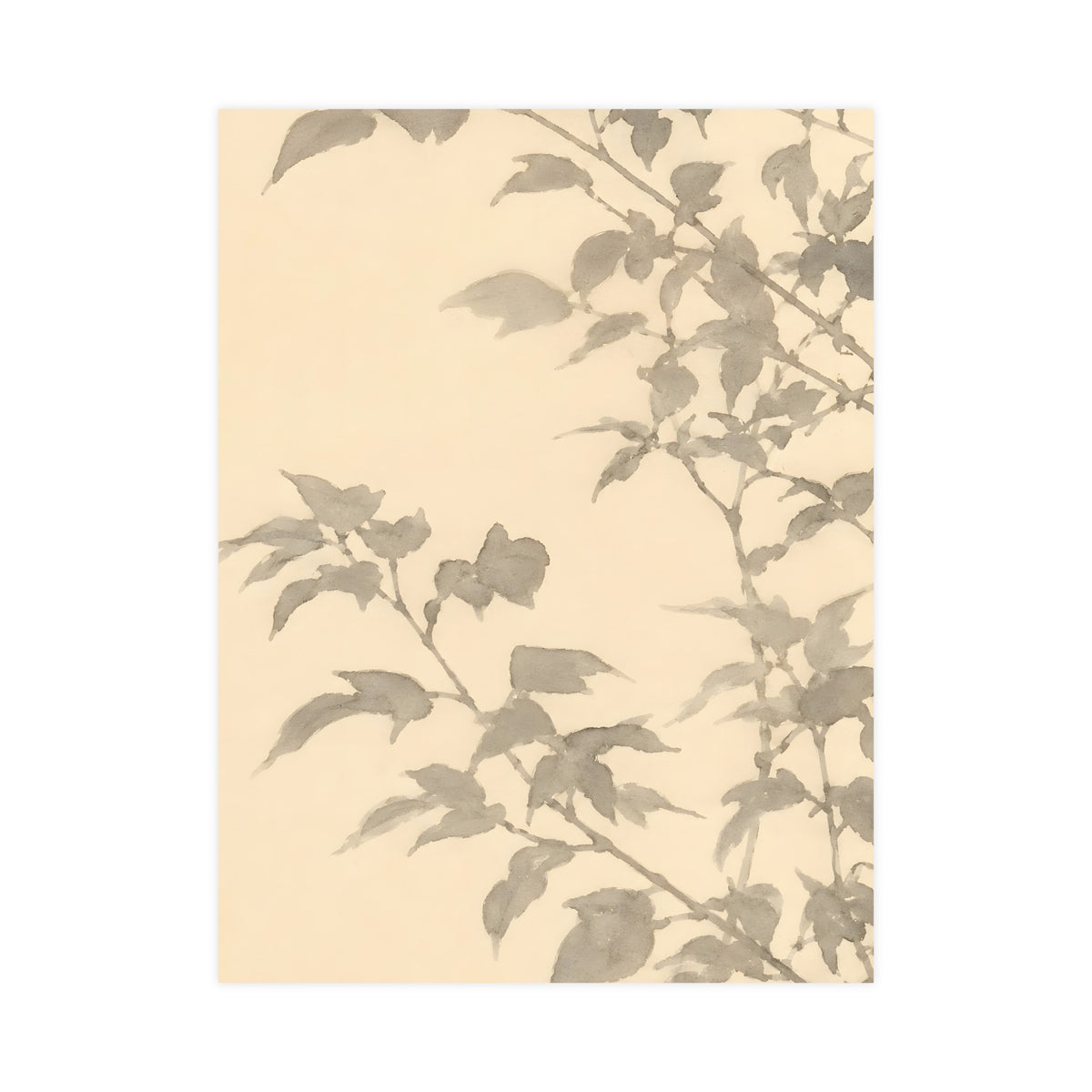 Leaf Shadow — leaf shadow, 18x24 in print