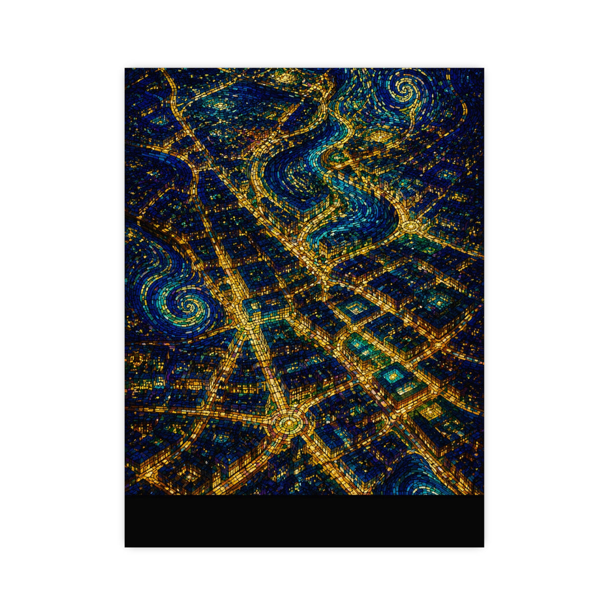City from Above — city from above, 12x16 in print