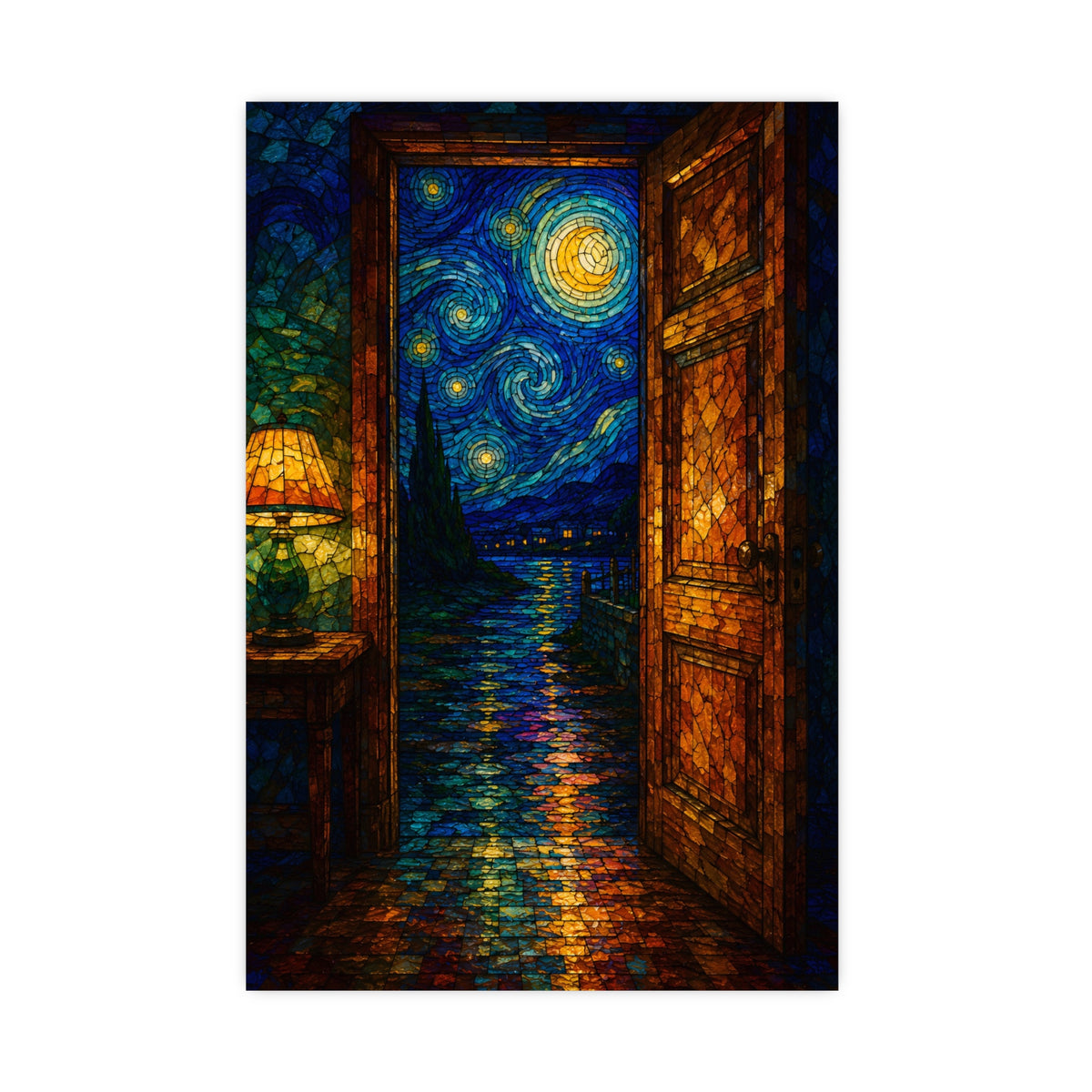 Out through the Door — out through the door, 16x24 in print