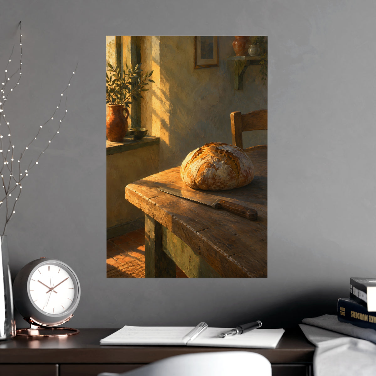 Late Sun on the Loaf — late sun on the loaf, shown framed on a wall