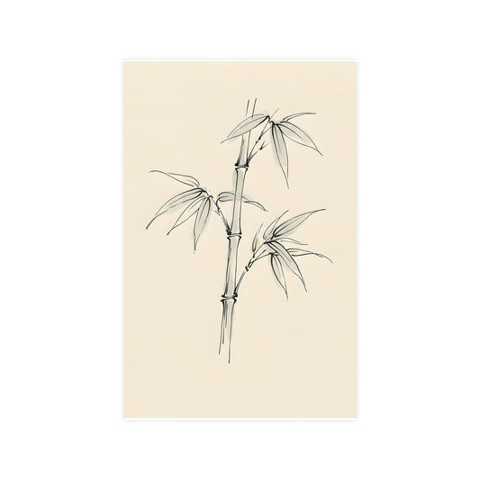 Bamboo — bamboo, 11x17 in print