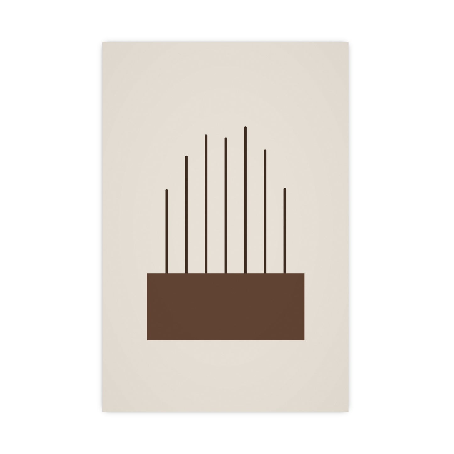 Sand Clay Lines Wall Art | Bedroom Print