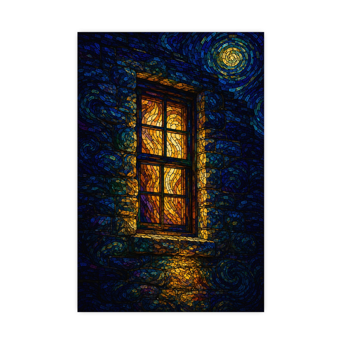 One Lit Window — one lit window, 16x24 in print