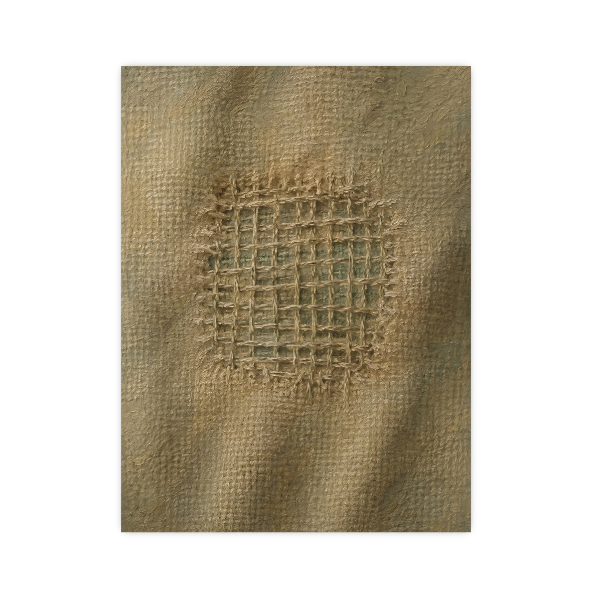 The Mend — the mend, shown framed on a wall