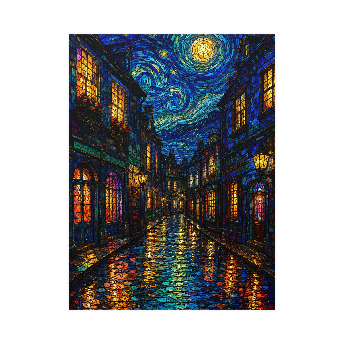 Wet Street — wet street, 18x24 in print