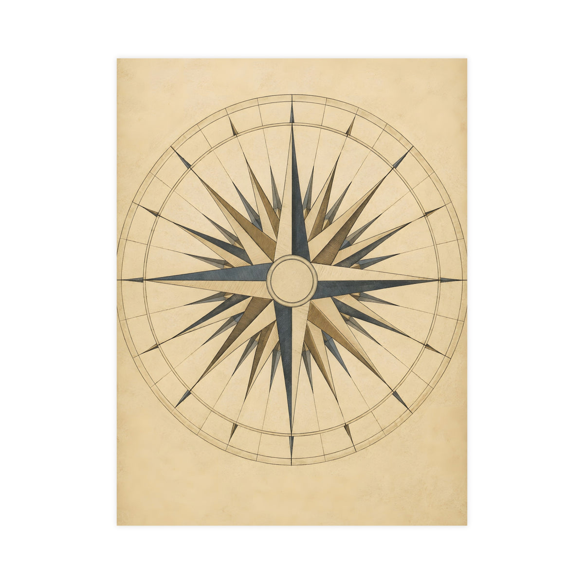 The Compass Card — the compass card, 18x24 in print
