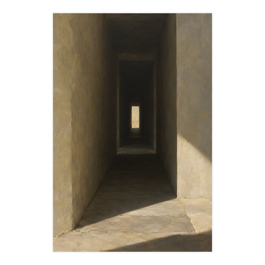 Through the Thick Wall — through the thick wall, shown framed on a wall