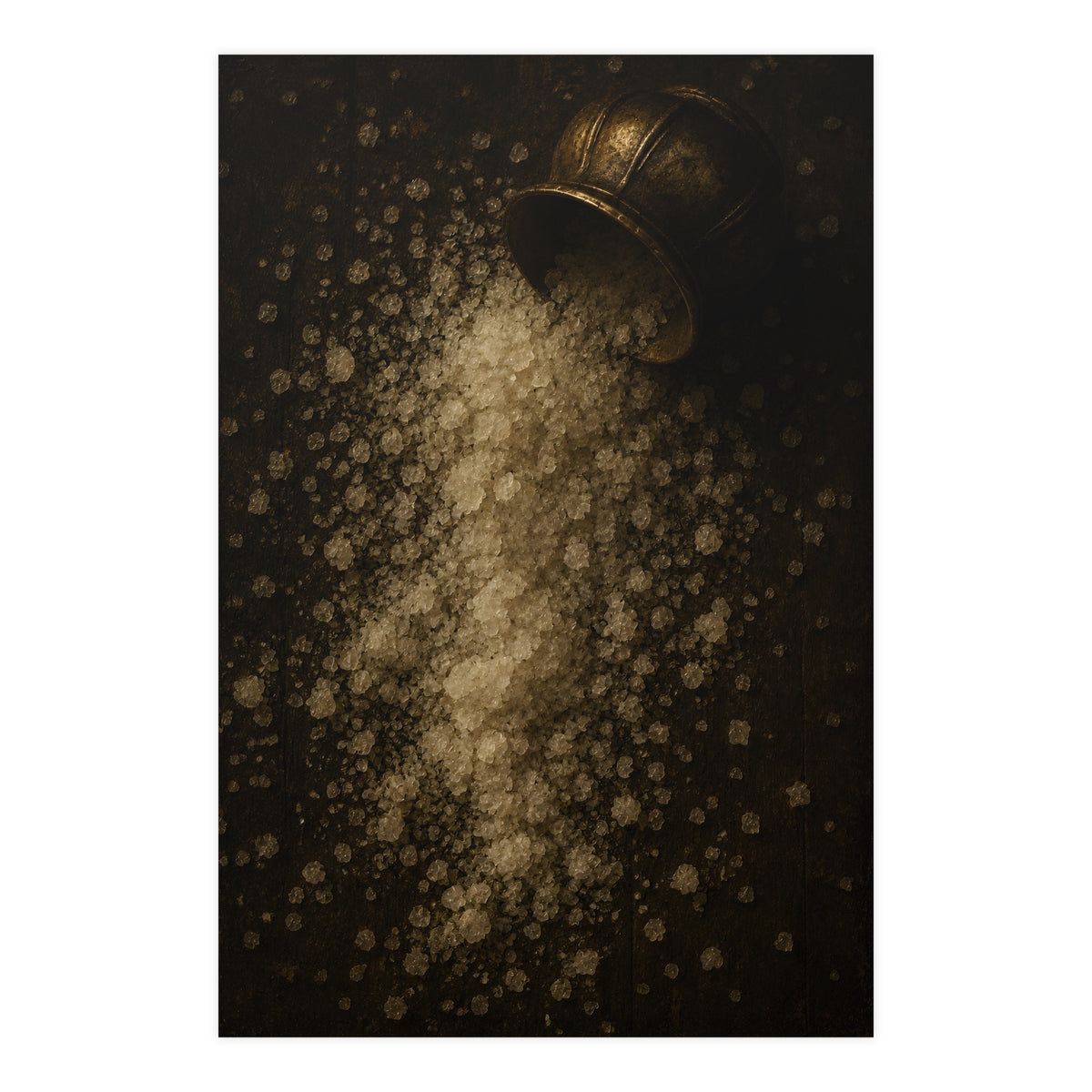 Salt, Spilled — salt, spilled, 24x36 in print