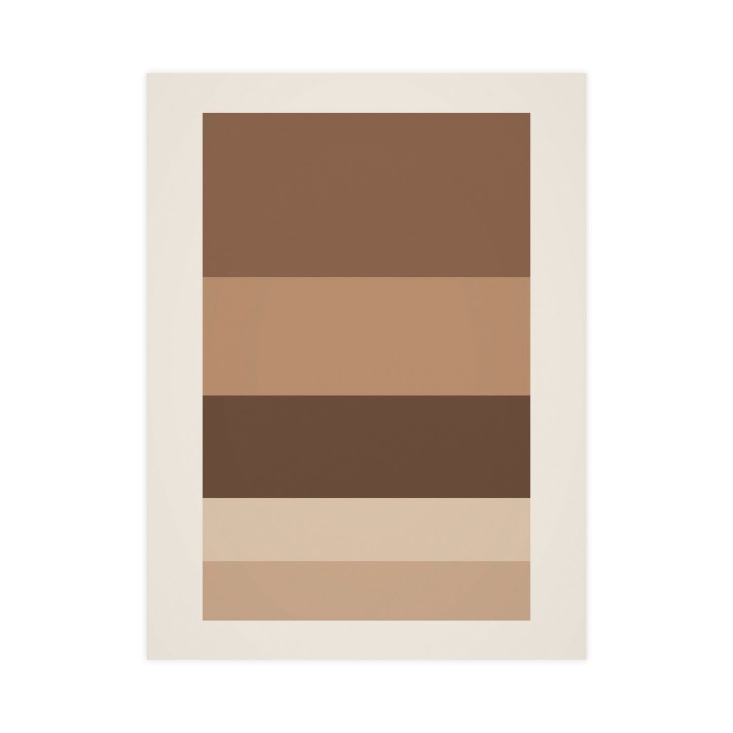 Sand Clay Blocks Modern Wall Art | Living Room Print