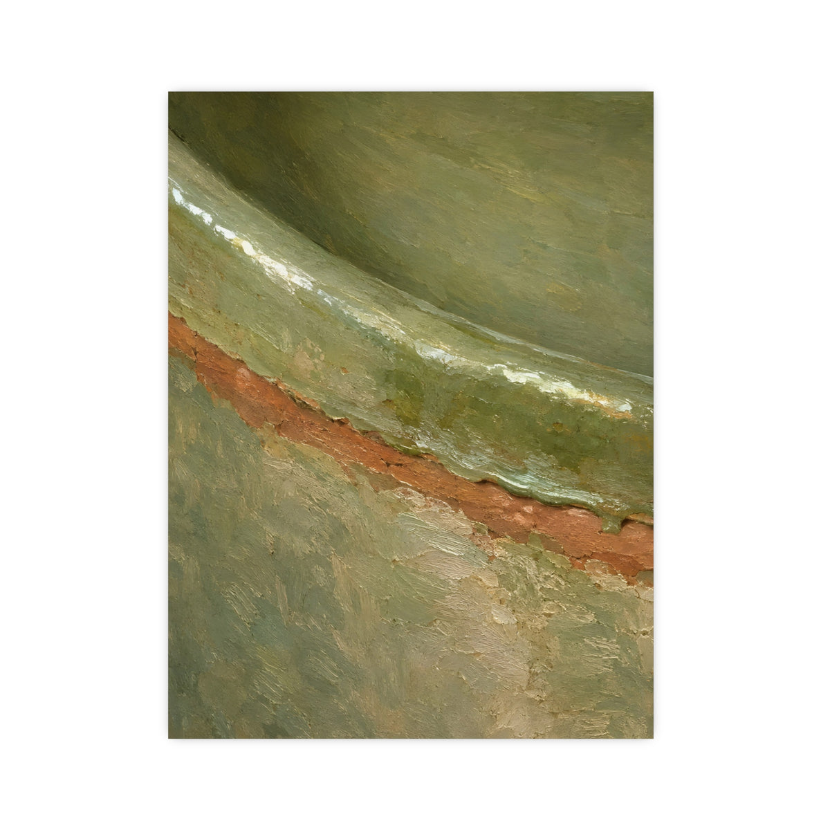 Close on the Glaze — close on the glaze, 12x16 in print
