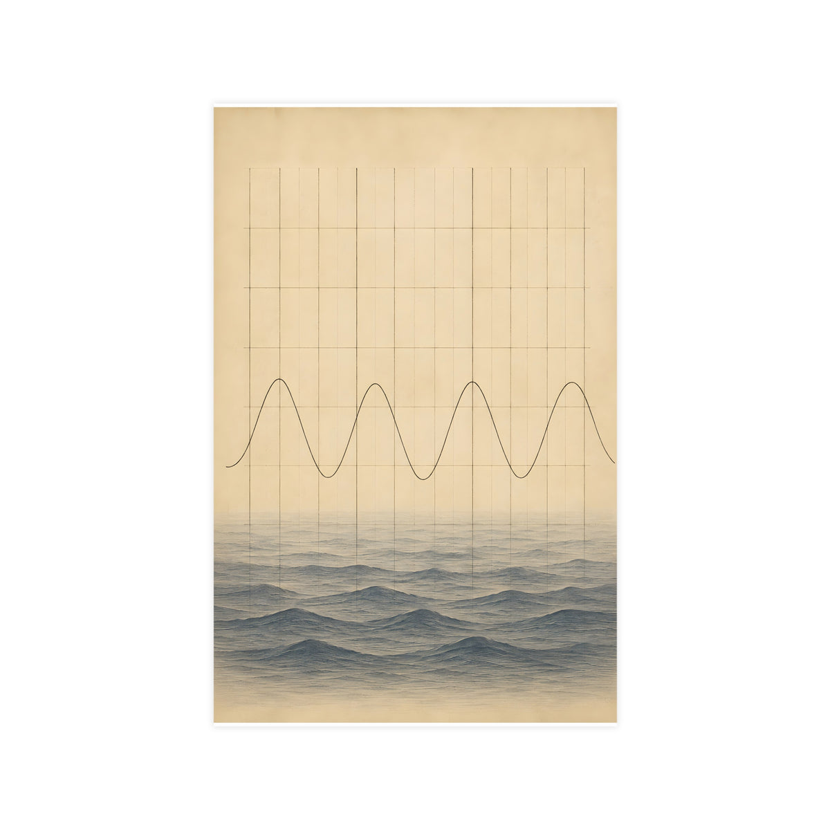 Tide Chart — tide chart, 11x17 in print