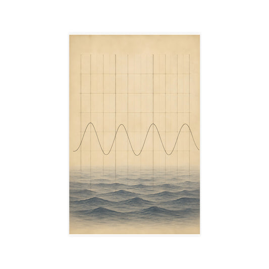 Tide Chart — tide chart, 11x17 in print