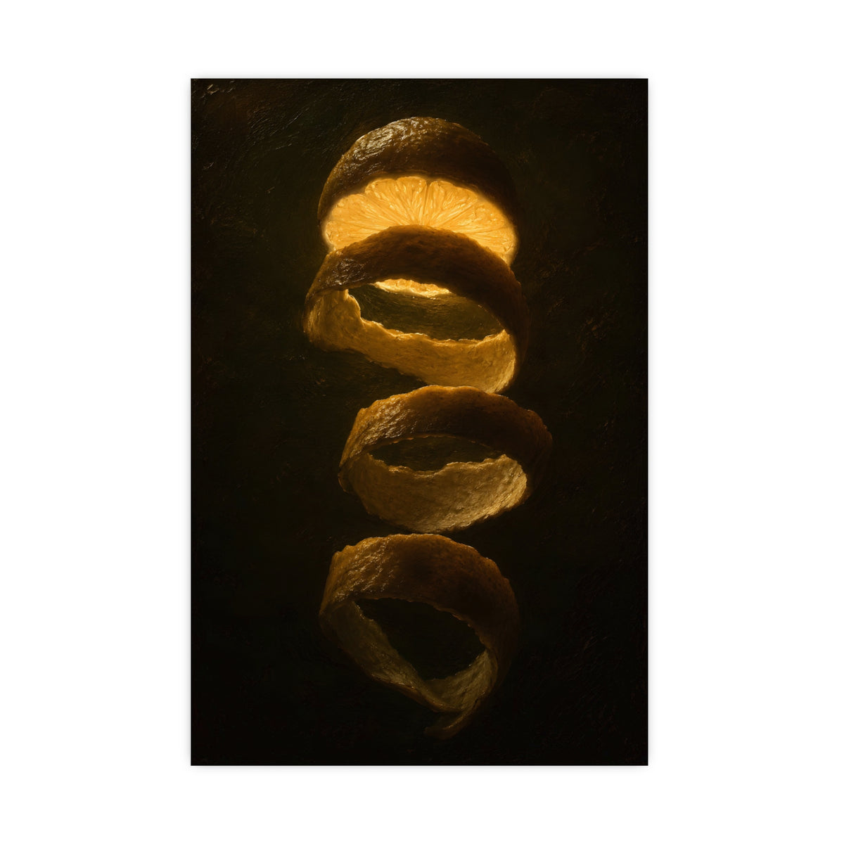 Lemon, Backlit — lemon, backlit, 20x30 in print