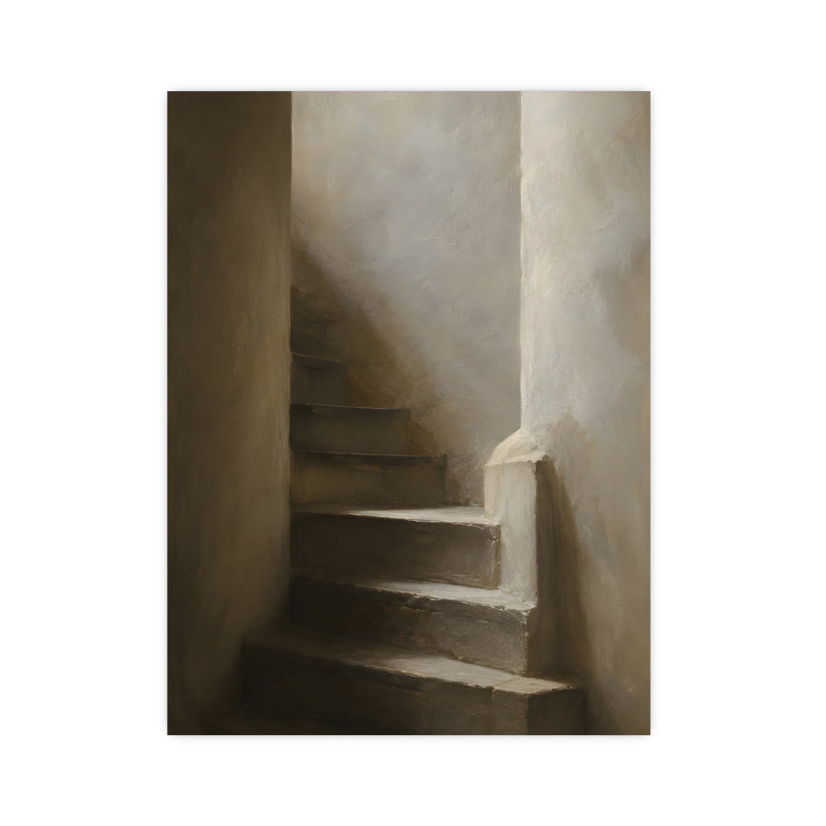 Stone Stair — stone stair, 12x16 in print