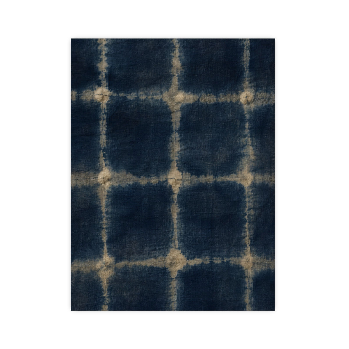 Indigo, Tied — indigo, tied, 12x16 in print