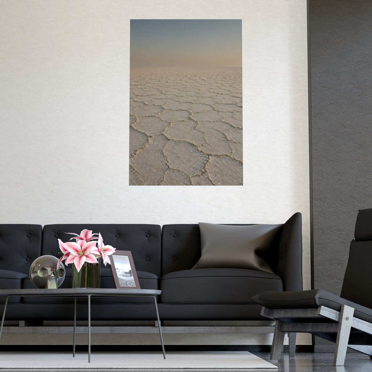 Salt Crust — salt crust, shown framed on a wall