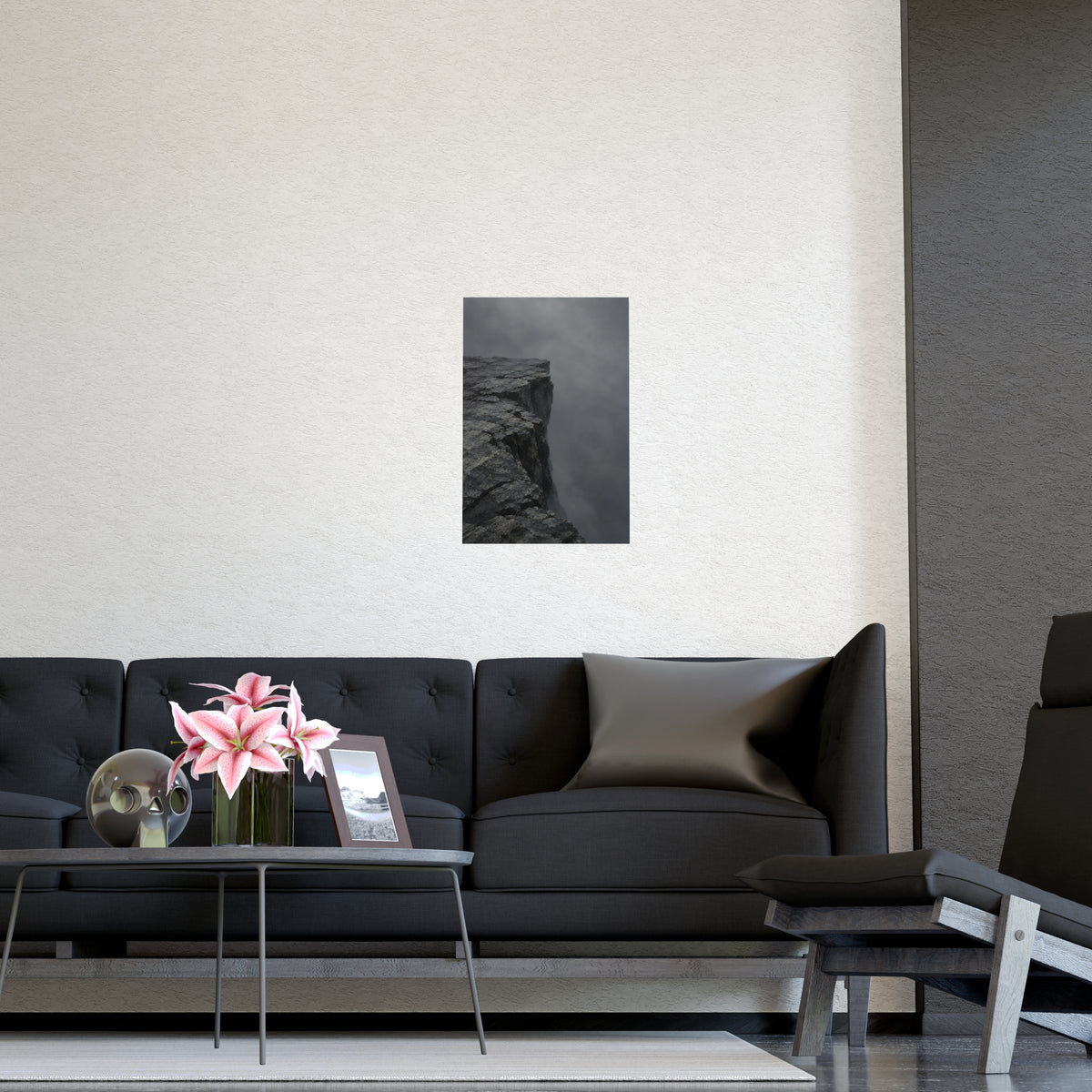 The Brink — the brink, shown framed on a wall