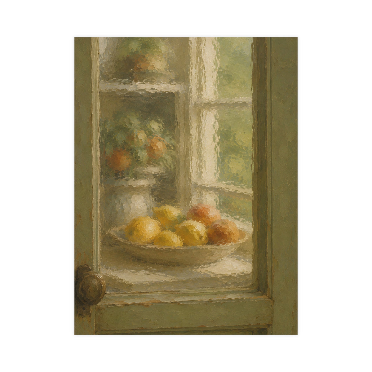 Through the Wavy Glass — through the wavy glass, 18x24 in print