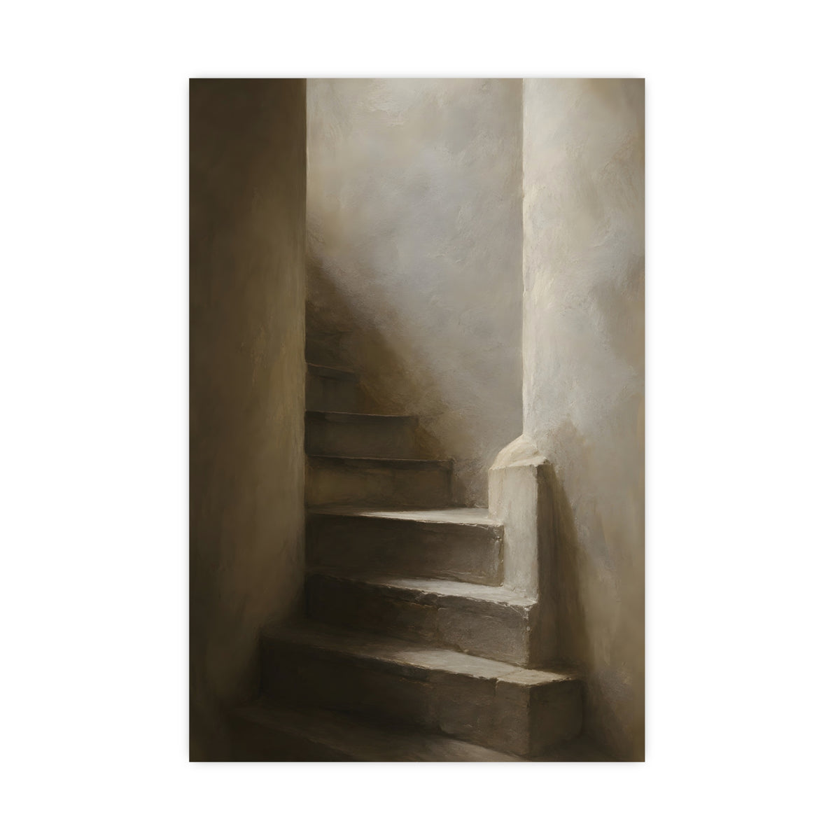 Stone Stair — stone stair, 16x24 in print