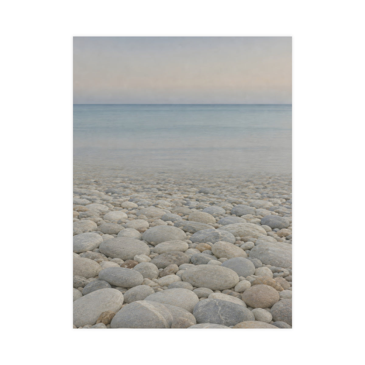 Pebbles Up Close — pebbles up close, 18x24 in print