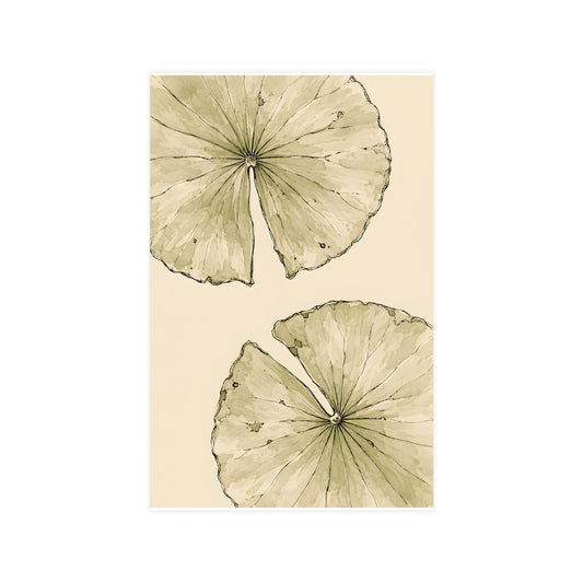 Lily Pads from Above — lily pads from above, 11x17 in print