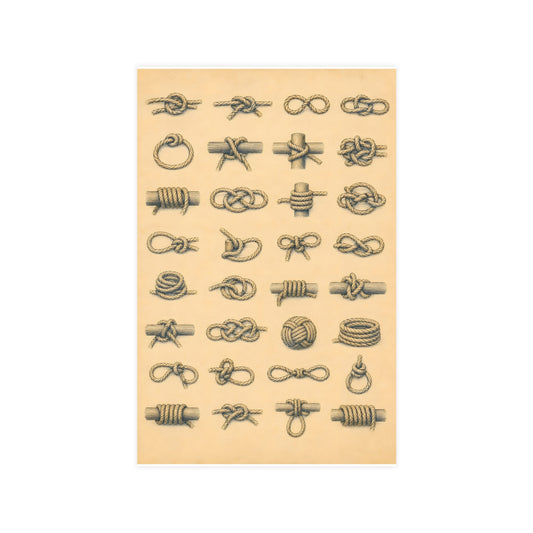 A Plate of Knots — a plate of knots, 11x17 in print