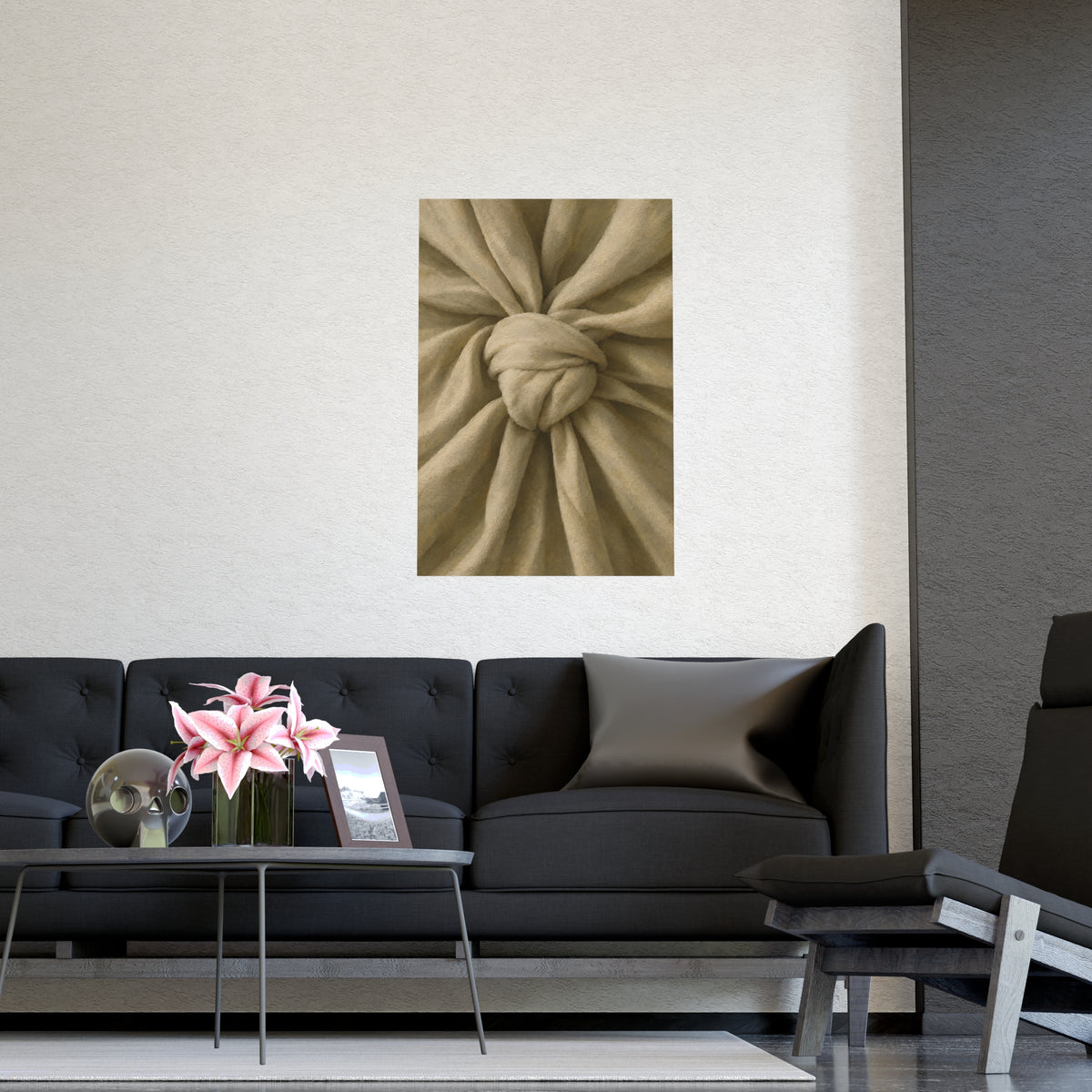 One Knot | Textile Study Print | Wall Art