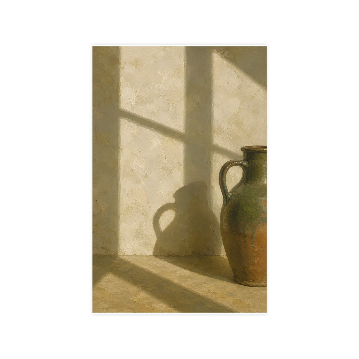 A Long Shadow on Plaster — a long shadow on plaster, 11x17 in print