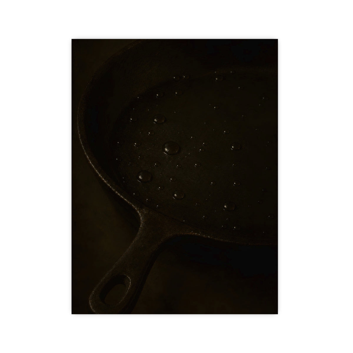 Beads on Iron — beads on iron, 12x16 in print