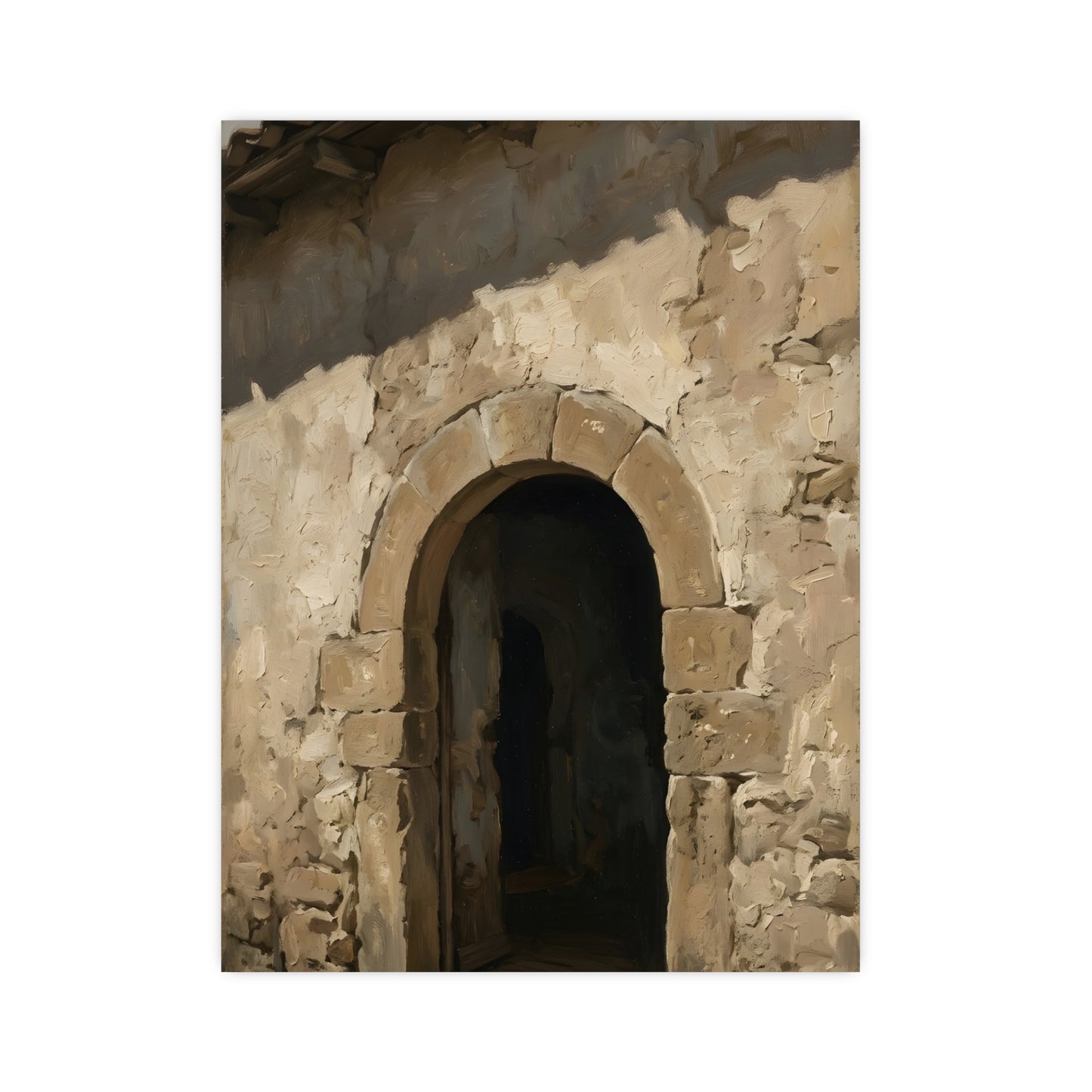 Arched Doorway — arched doorway, 16x24 in print
