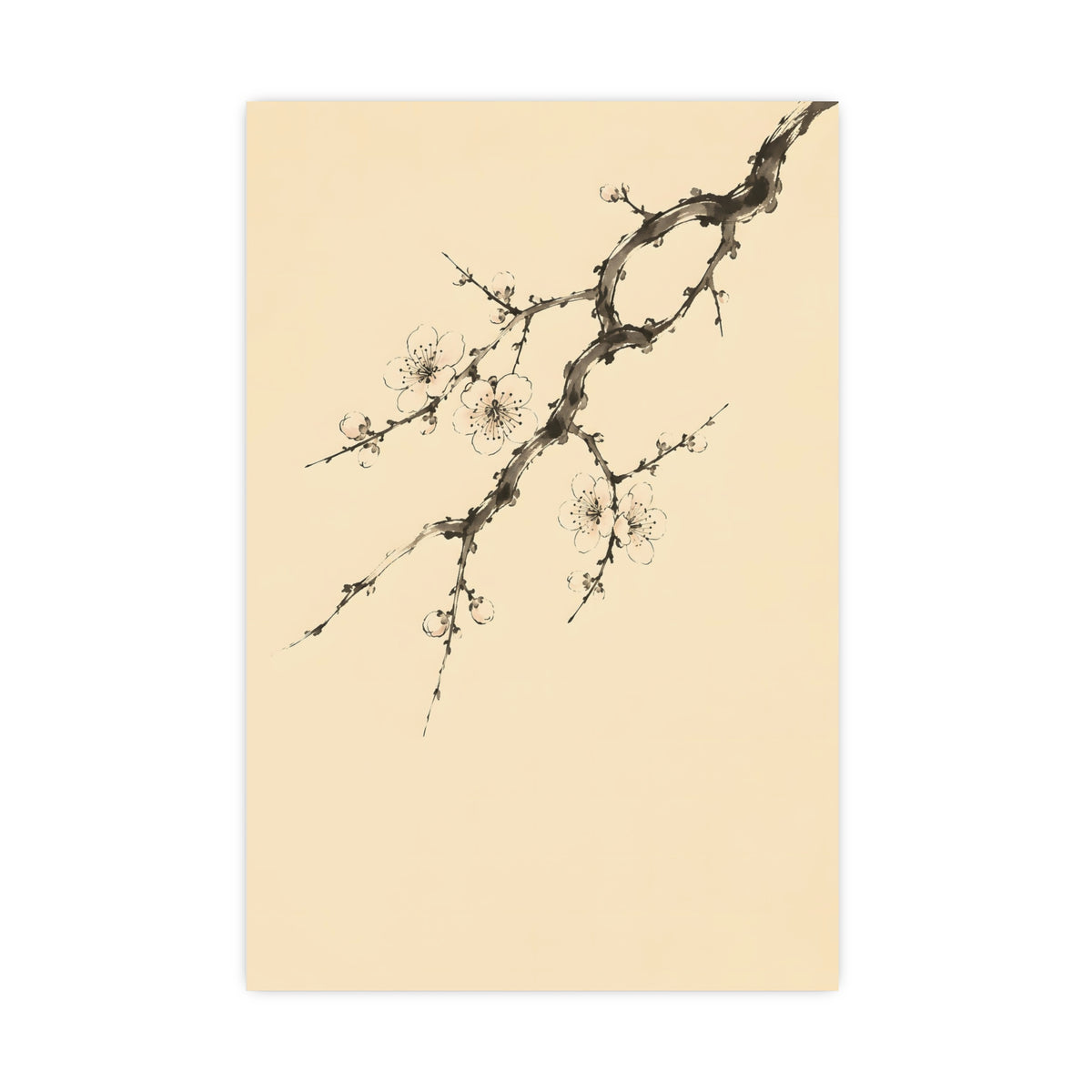 Plum Branch — plum branch, 20x30 in print