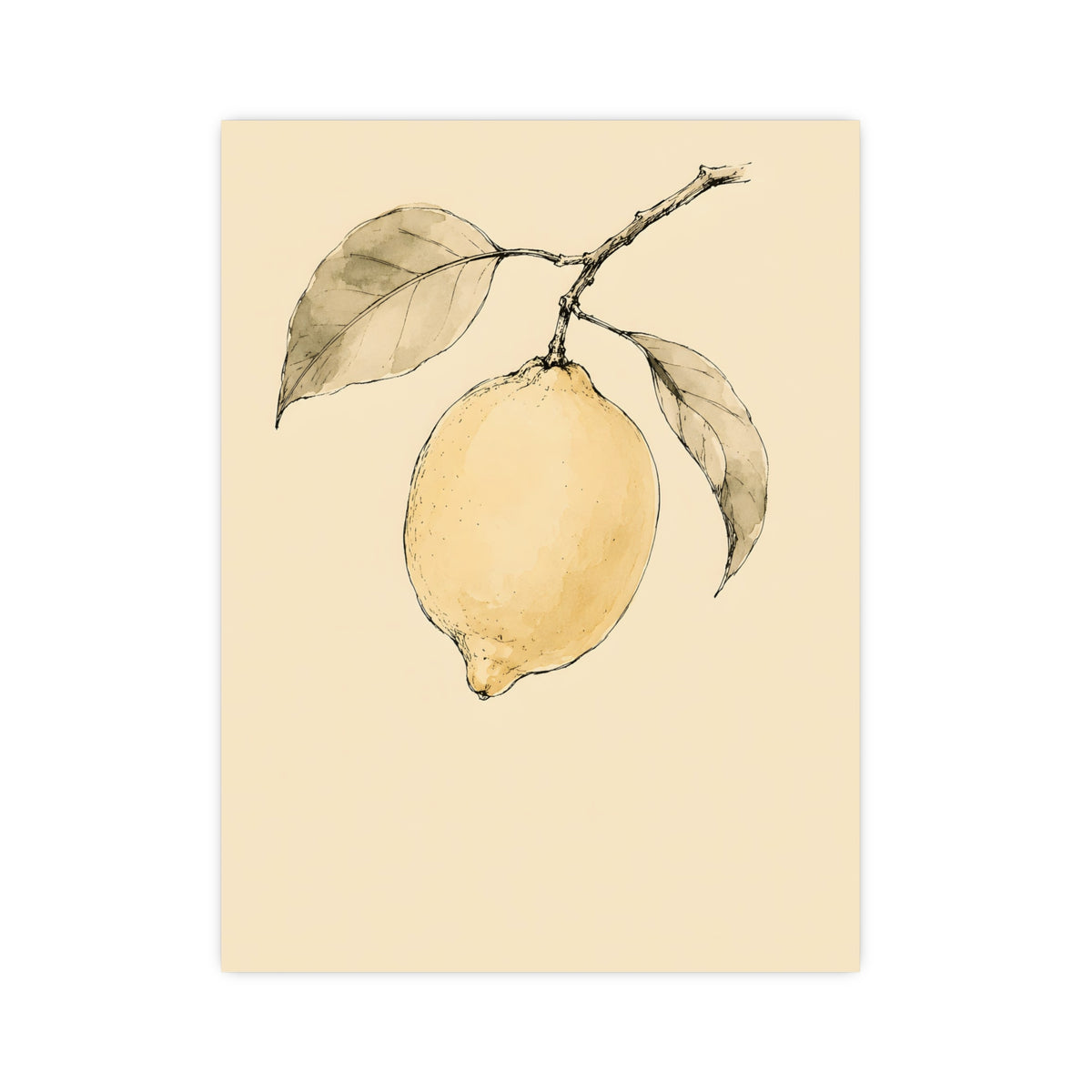 Lemon Branch — lemon branch, 12x16 in print