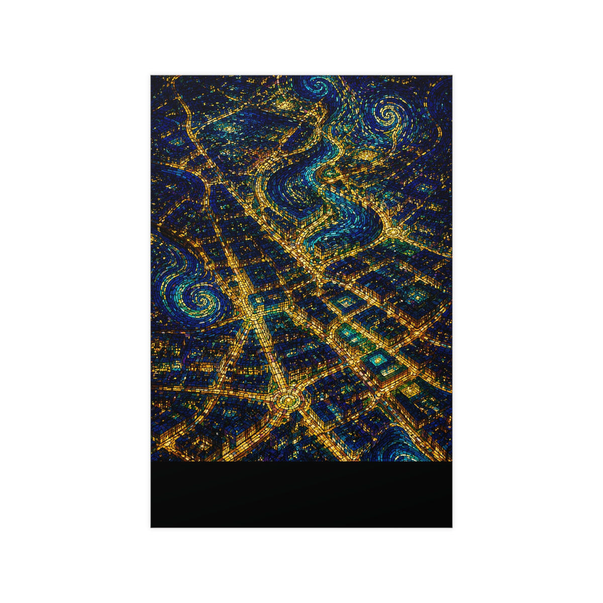 City from Above — city from above, 12x18 in print