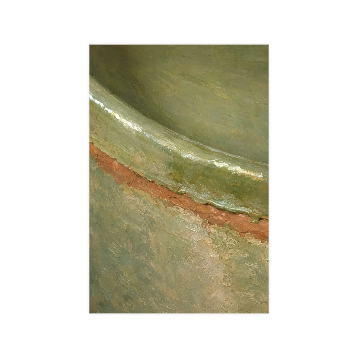 Close on the Glaze — close on the glaze, 12x18 in print
