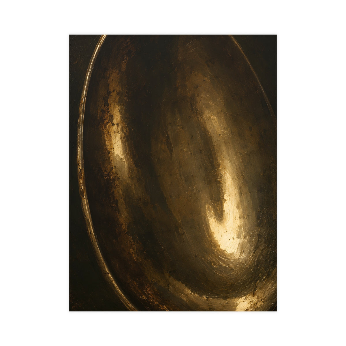 Tarnished Silver — tarnished silver, 18x24 in print