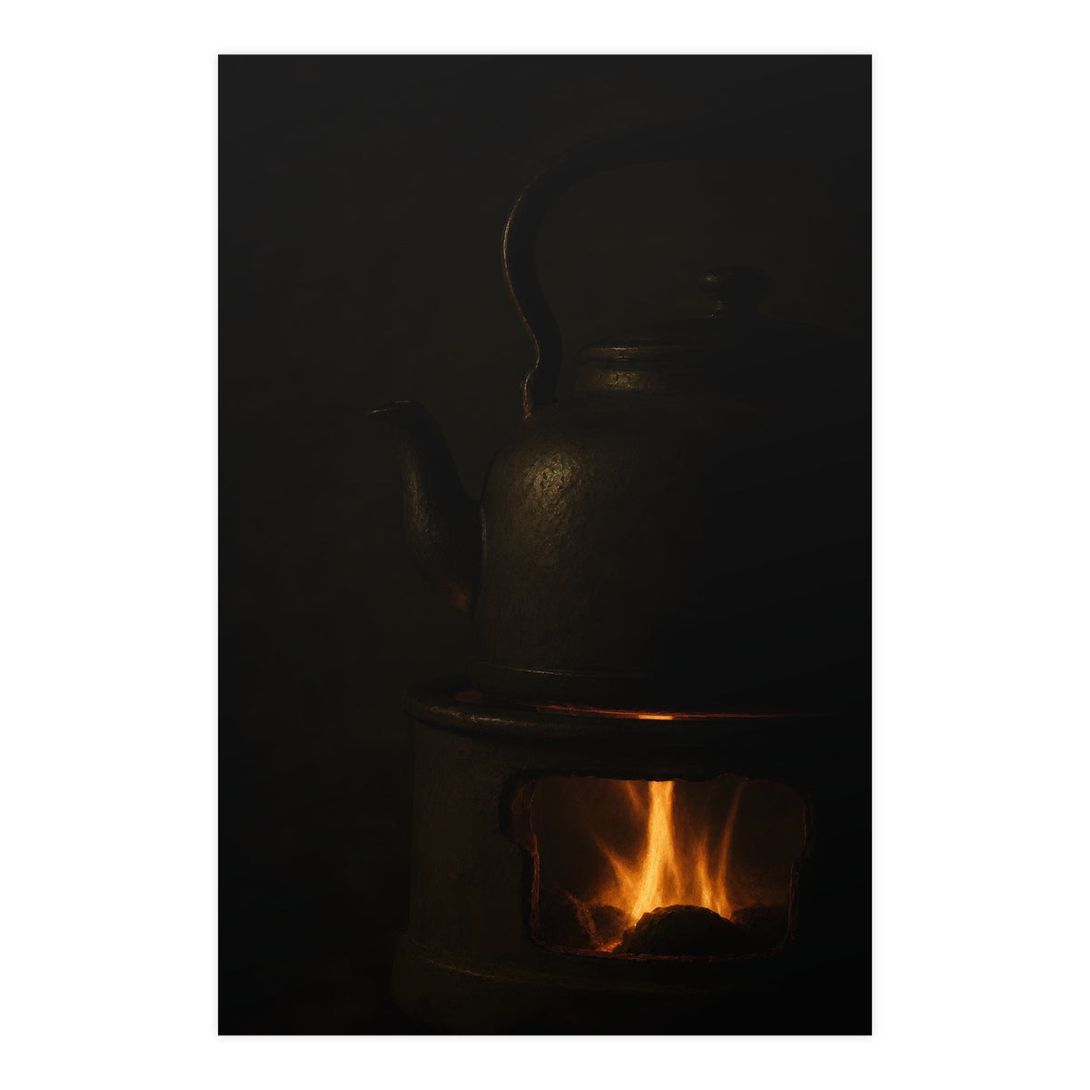 Under the Kettle — under the kettle, 24x36 in print