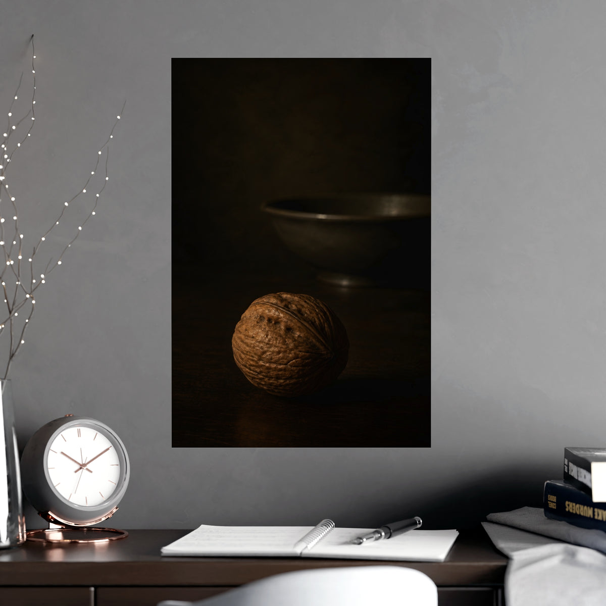 Near and Far — near and far, shown framed on a wall