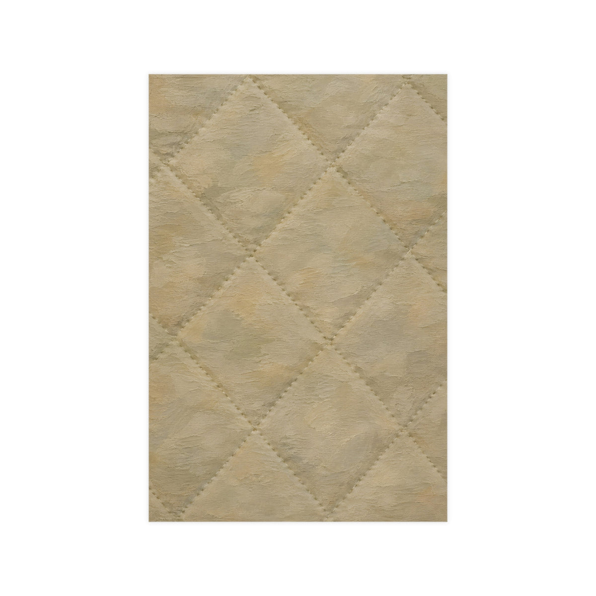 Quilted, in Relief — quilted, in relief, 12x18 in print