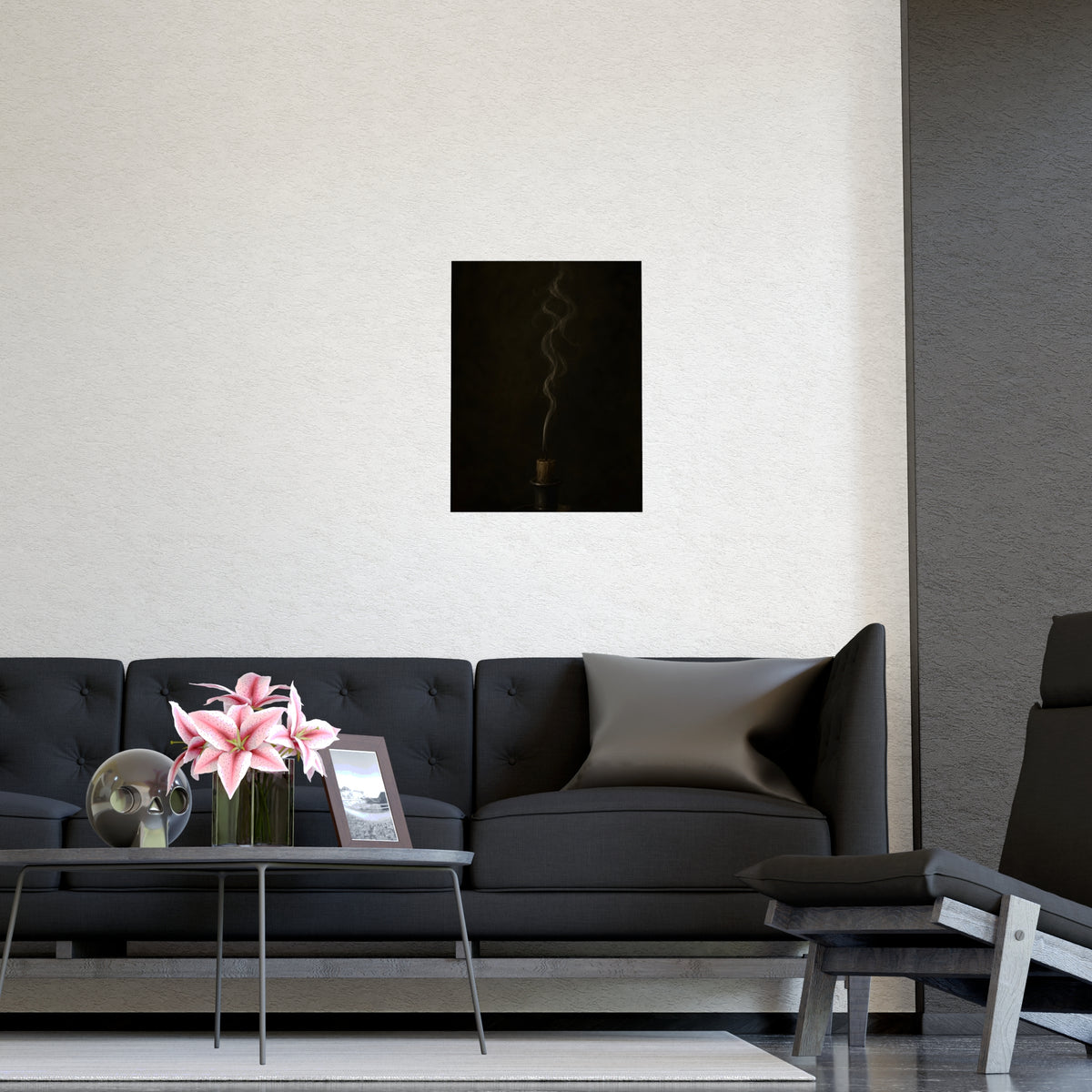 After the Candle — after the candle, shown framed on a wall