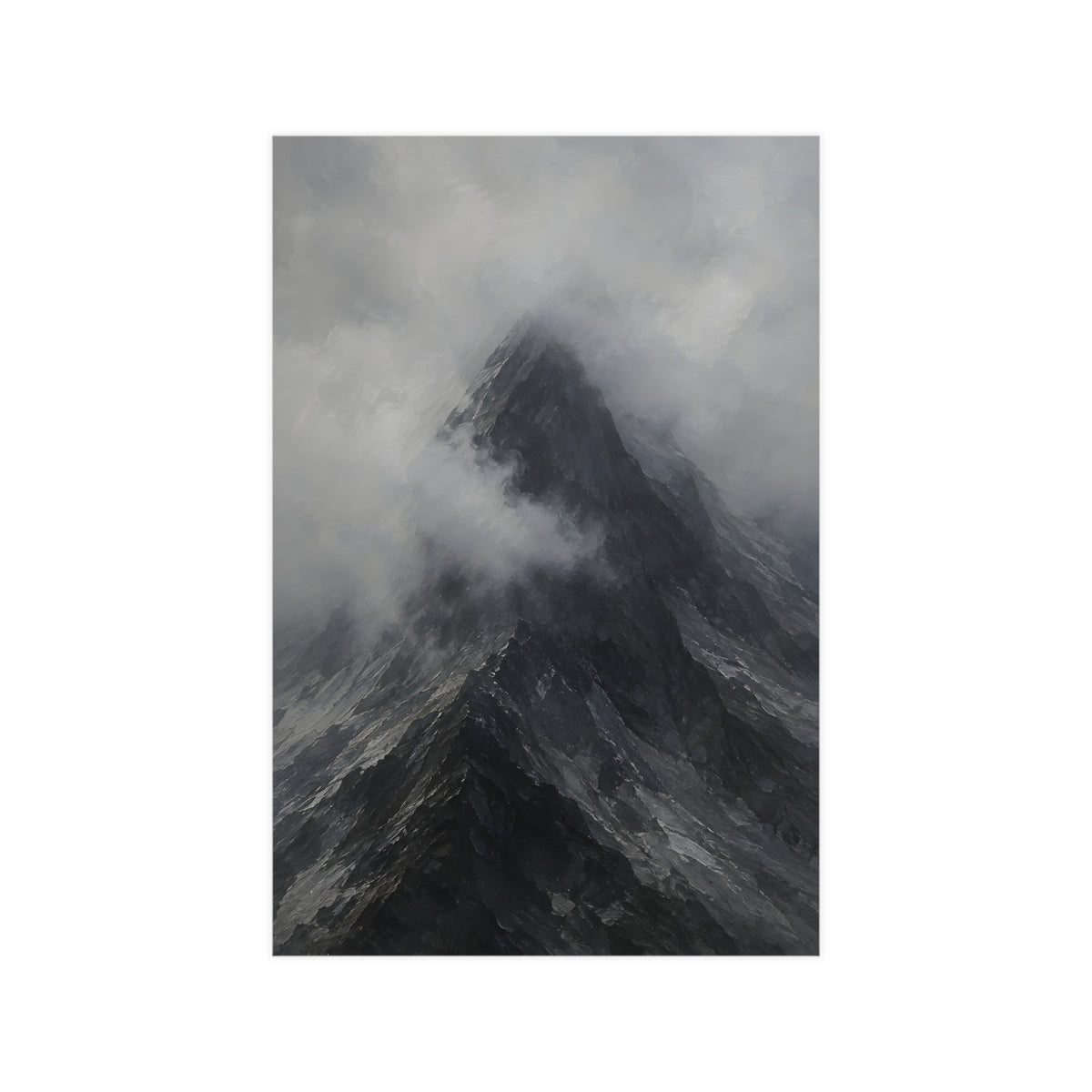 Peak in Cloud — peak in cloud, 12x18 in print