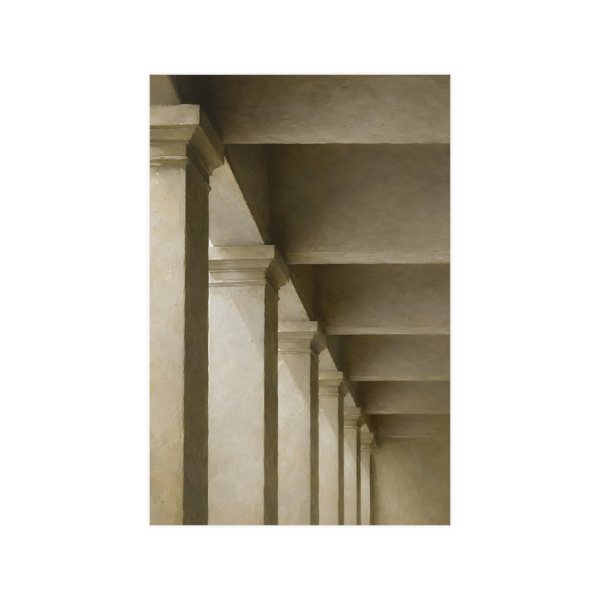 Colonnade — colonnade, 12x18 in print