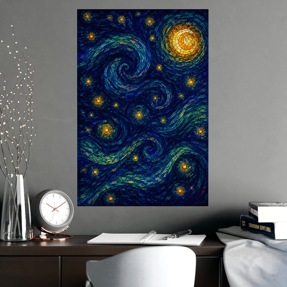 Nothing but Sky — nothing but sky, shown framed on a wall
