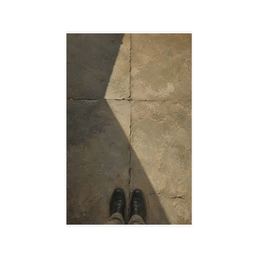 Stone Floor, from Above — stone floor, from above, 11x17 in print