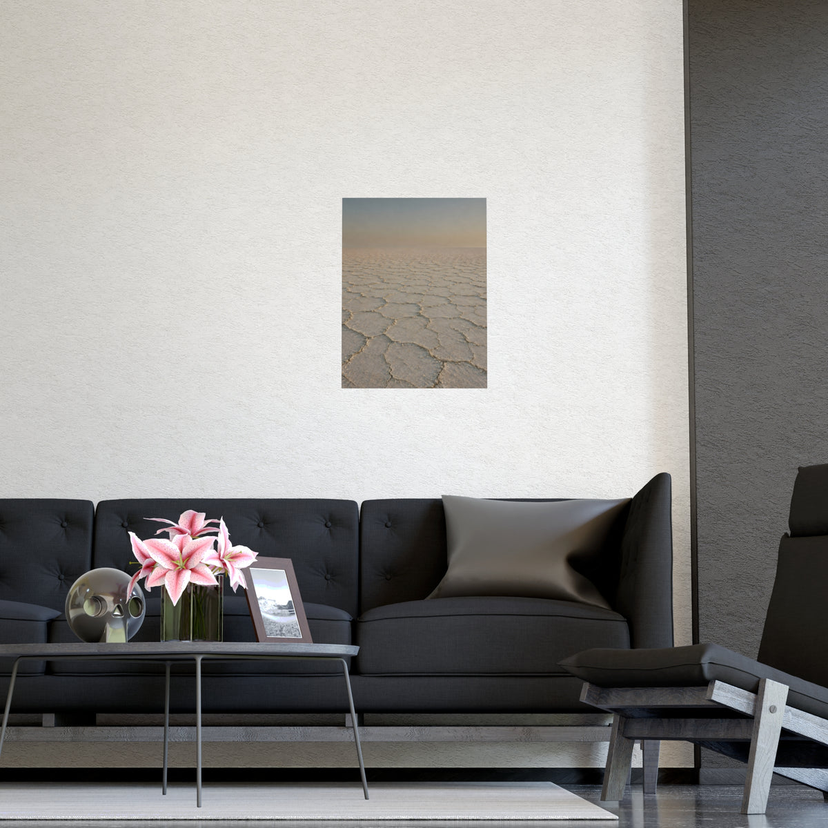 Salt Crust — salt crust, shown framed on a wall