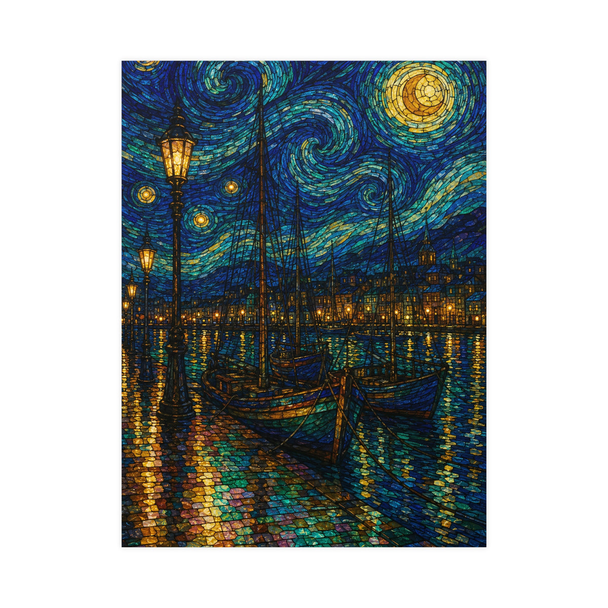 Harbour Lights — harbour lights, 18x24 in print