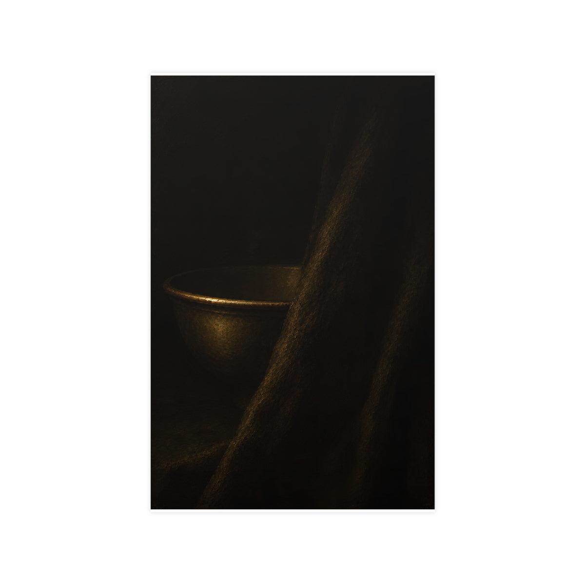 Behind the Drape — behind the drape, 11x17 in print